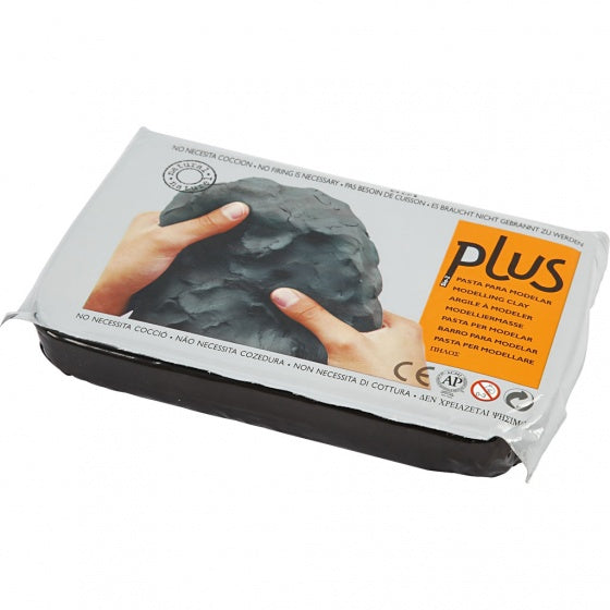 zelfhardende klei zwart 1000 gram
