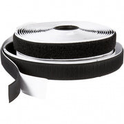 zelfklevend klittenband zwart 5 meter