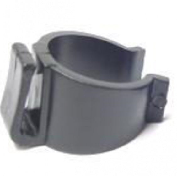 jasbeschermer clip Lucra PVC 13 mm per stuk grijs