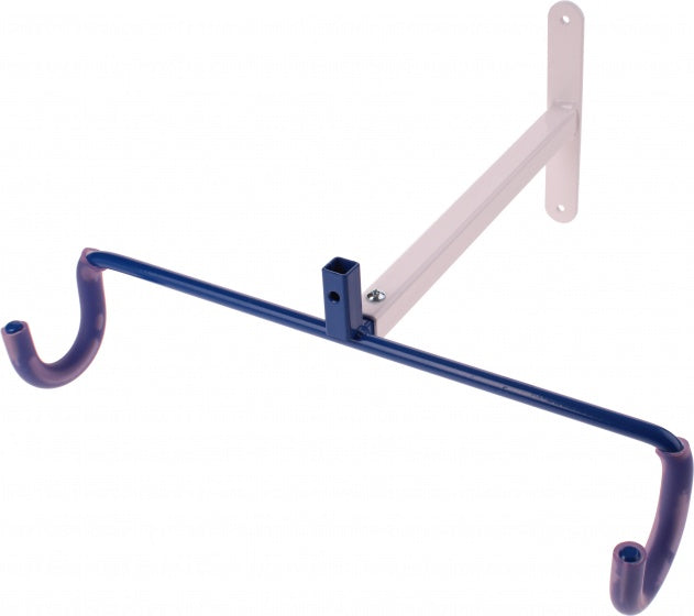 wandbeugel bovenbuis fiets staal wit/blauw