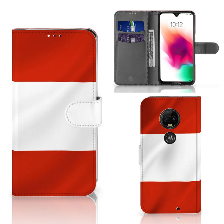 Motorola Moto G7 | G7 Plus | Bookstyle Case | Oostenrijk