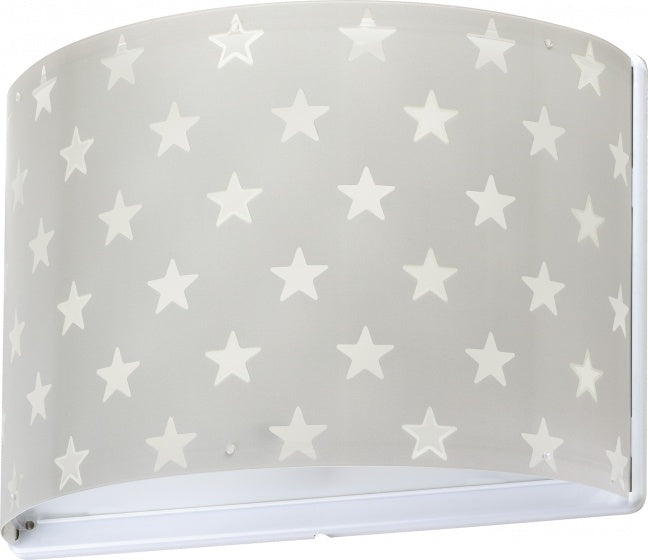 wandlamp Stars glow in the dark 31 cm E27 60W grijs