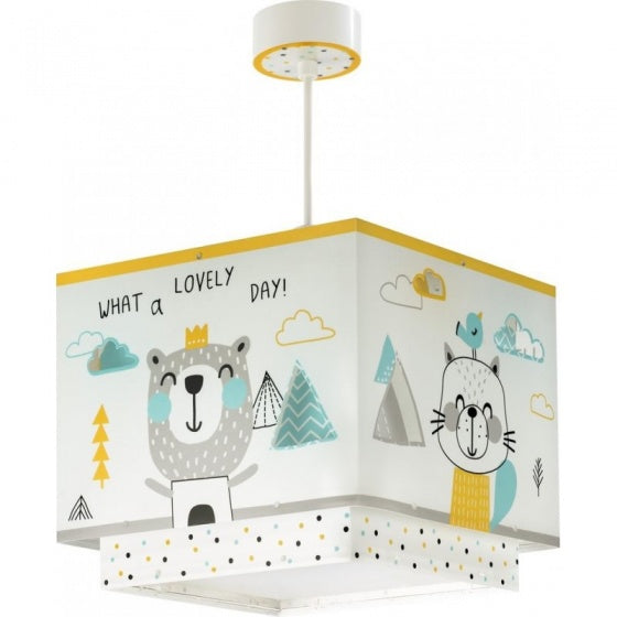 hanglamp Hello Little junior 26 cm E27 60W wit