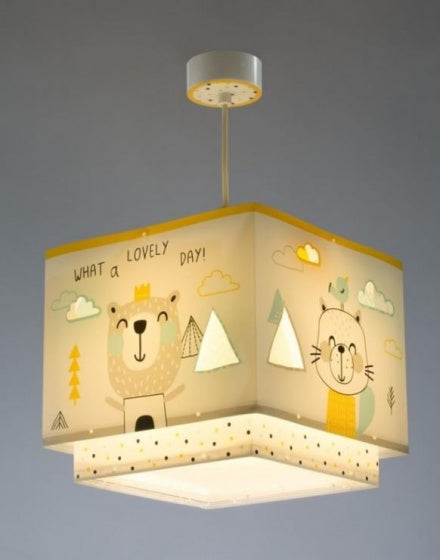 hanglamp Hello Little junior 26 cm E27 60W wit