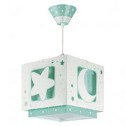 hanglamp Led Moon junior 26 cm E27 60W mintgroen/wit