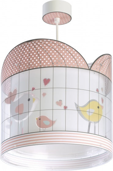 hanglamp Little Birds meisjes 25 cm E27 60W roze
