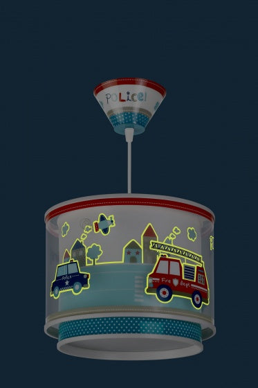 hanglamp Police glow in the dark 26