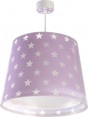 hanglamp Stars glow in the dark 33 cm E27 60W paars