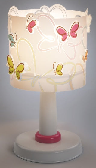 tafellamp Butterfly junior 29 x 15 cm E14 40W wit