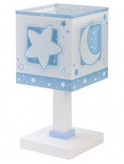 tafellamp Moonlight junior 14 x 29 cm E14 40W blauw
