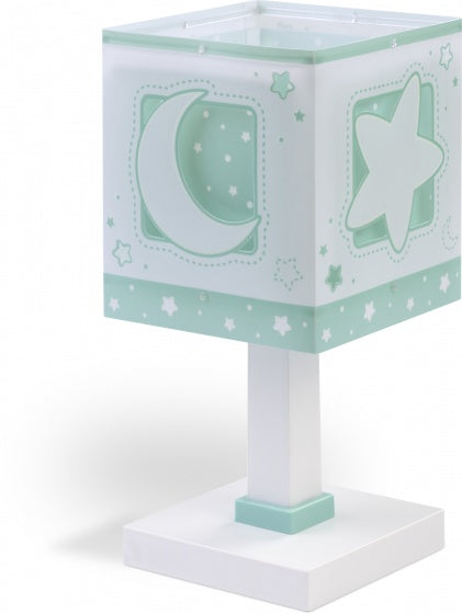tafellamp Moonlight junior 14 x 29 cm E14 40W groen