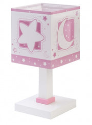 tafellamp Moonlight junior 14 x 29 cm E14 40W roze