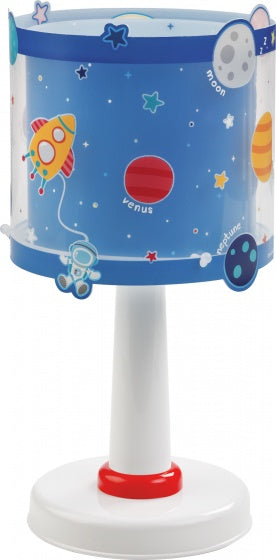 tafellamp Planets glow in the dark 30 cm E14 40W blauw