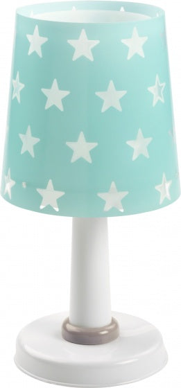 tafellamp Stars glow in the dark 30 cm E14 turquoise