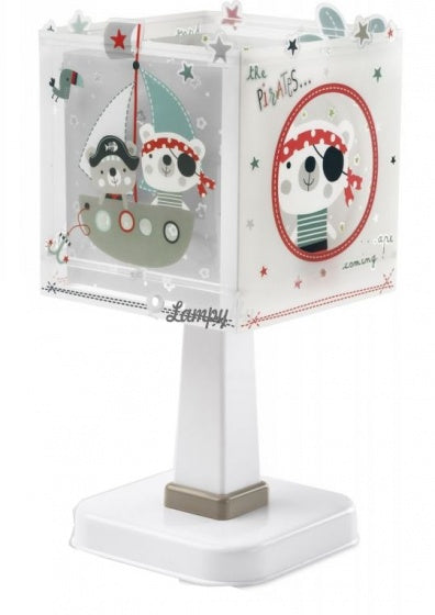 tafellamp The Pirates 29 x 14 x 14 cm E14 40W wit