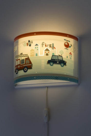 wandlamp hulpdiensten junior 22 x 31 cm E27 60W