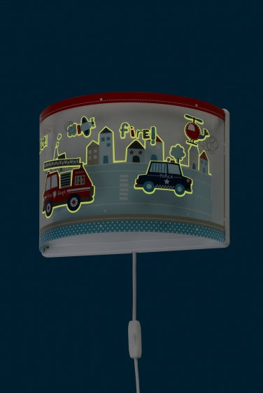 wandlamp hulpdiensten junior 22 x 31 cm E27 60W