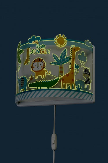 wandlamp My Little Jungle junior 31 cm E27 60W