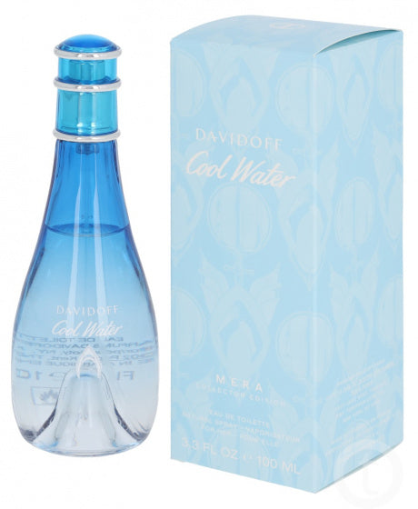 eau de toilette Cool Water dames 100 ml transparant/blauw