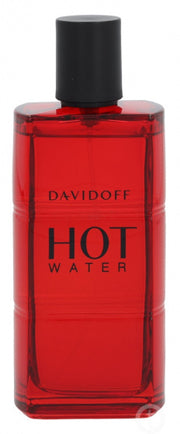 eau de toilette Hot Water heren 100 ml transparant/rood
