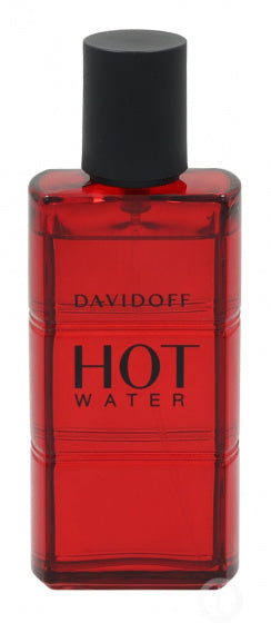 eau de toilette Hot Water heren 60 ml transparant/rood