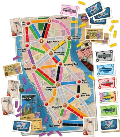 bordspel Ticket to Ride - New York (nl)