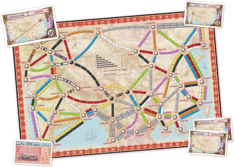 uitbreiding Ticket to Ride - Azië