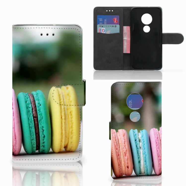 Motorola Moto G7 Play | Book Cover | Macarons