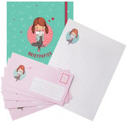 Paperstore: briefpapier meisje met boek