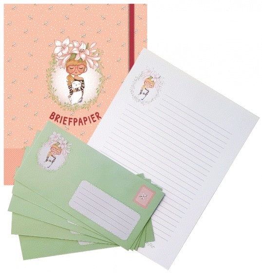 Paperstore: briefpapier meisje met bril