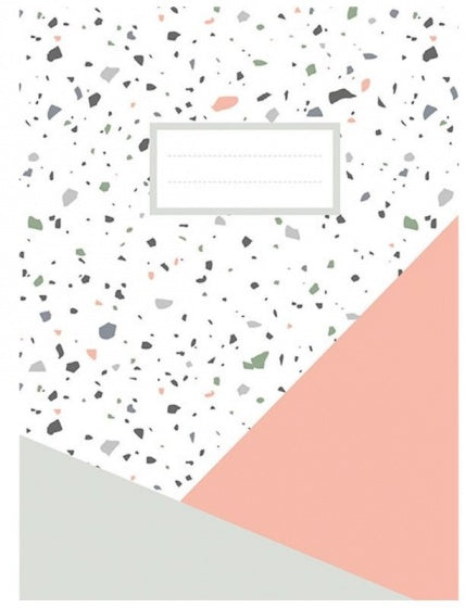 Paperstore: schrift Terrazo geruit