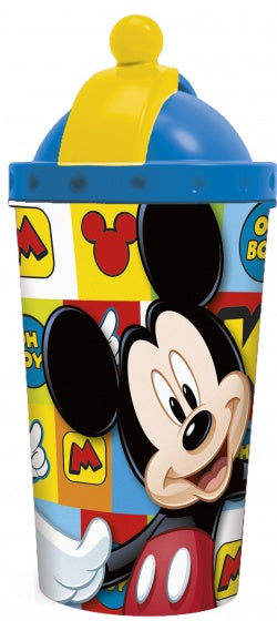 drinkbeker met rietje Mickey Mouse 450 ml
