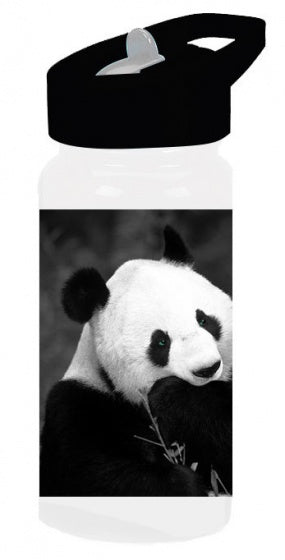 drinkfles Animal Planet panda junior 500 ml zwart