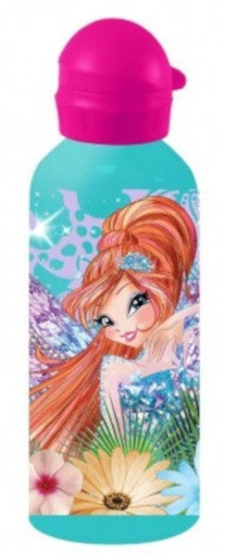 drinkfles Winx Club meisjes 500 ml roze/mintgroen