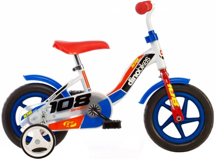 108 Sport 10 Inch 17 cm Jongens Doortrapper Wit