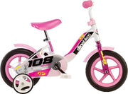 108L-Girl 10 Inch 17 cm Meisjes Doortrapper Wit