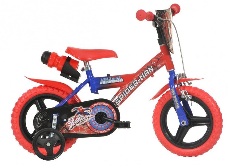 123GL-SA Spiderman 12 Inch 21 cm Jongens Knijprem Blauw