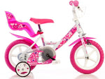 124RLN-05LH Little Heart 12 Inch 21 cm Meisjes V-Brakes Wit