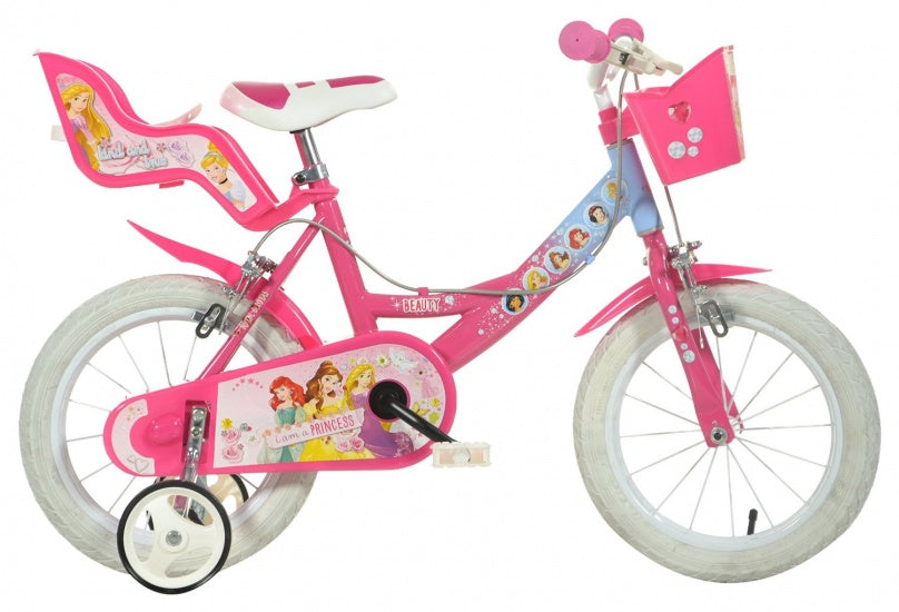 144R-PSS Princess 14 Inch 23 cm Meisjes Knijprem Roze