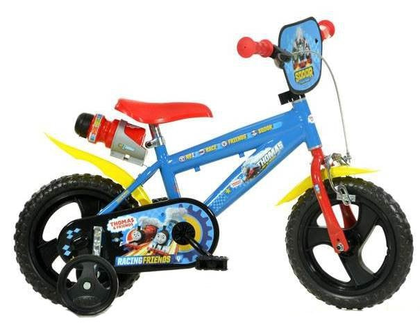 412UL-THO Thomas de Trein 12 Inch 21 cm Jongens Knijprem Blauw