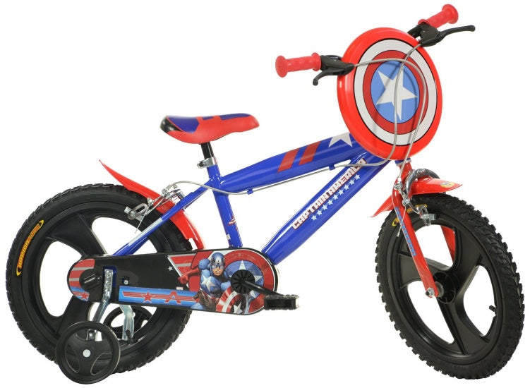 416UL-CA Captain America 16 Inch 27 cm Jongens Knijprem Blauw