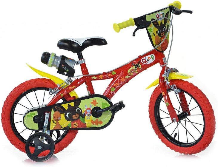 Bing 14 Inch 24 cm Jongens Knijprem Rood