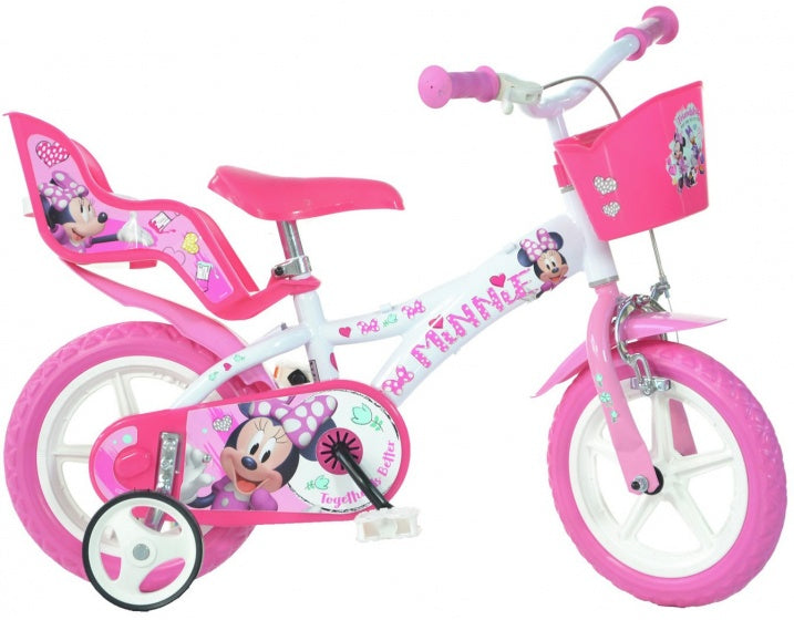 Disney Minnie Mouse 12 Inch 23 cm Meisjes Doortrapper Wit/Roze