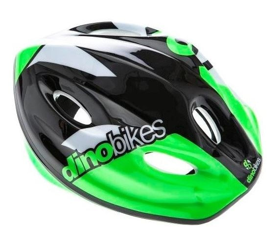 fietshelm jongens 52-56 cm zwart/groen