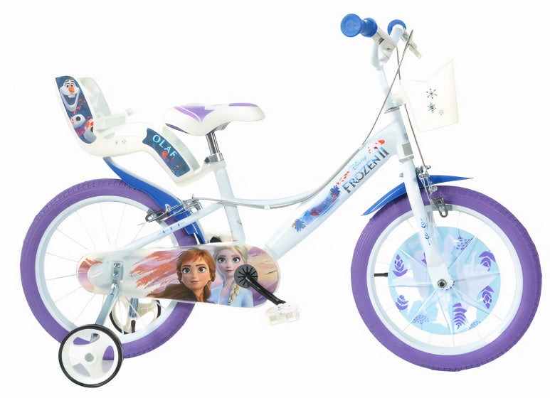 Frozen II 14 Inch 23 cm Meisjes Knijprem Wit/Paars