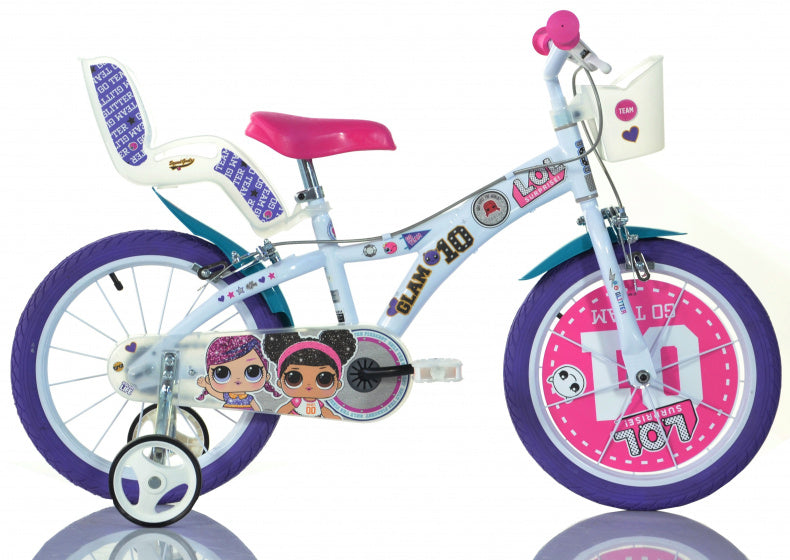 LOL 16 Inch 27 cm Meisjes Knijprem Roze/Wit