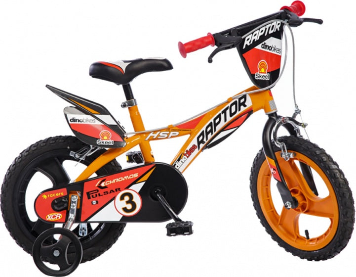 Raptor 16 Inch 27 cm Jongens Knijprem Oranje