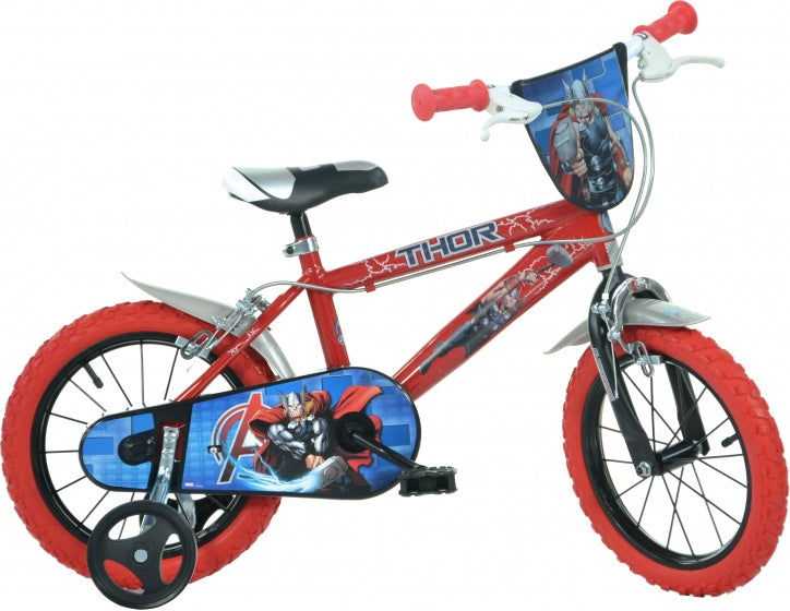 Thor 14 Inch 24 cm Jongens Knijprem Rood