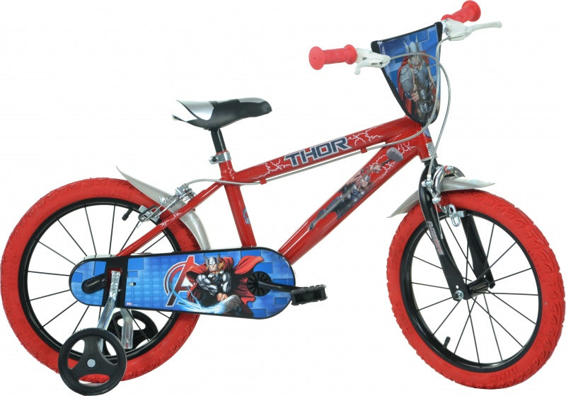 Thor 16 Inch 27 cm Jongens Knijprem Rood