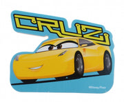 Cars 3 reuzegum Cruz 10 cm blauw/geel